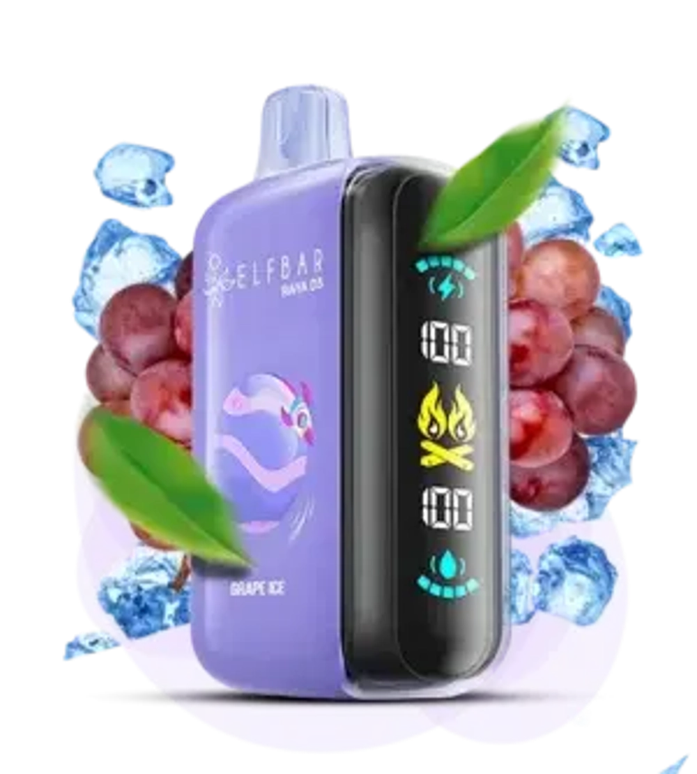 ELFBAR RAYA D3 25000 — Grape Ice