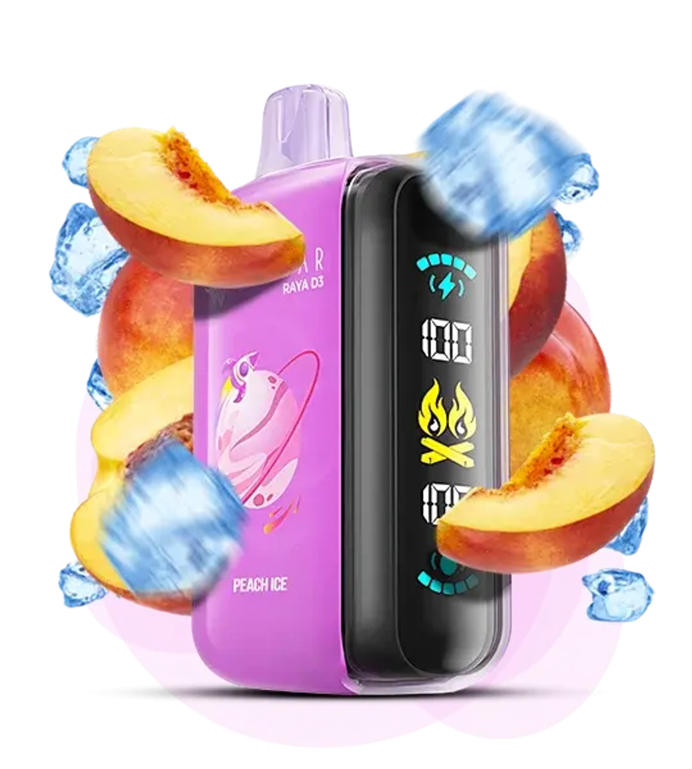 ELFBAR RAYA D3 25000 — Peach Ice